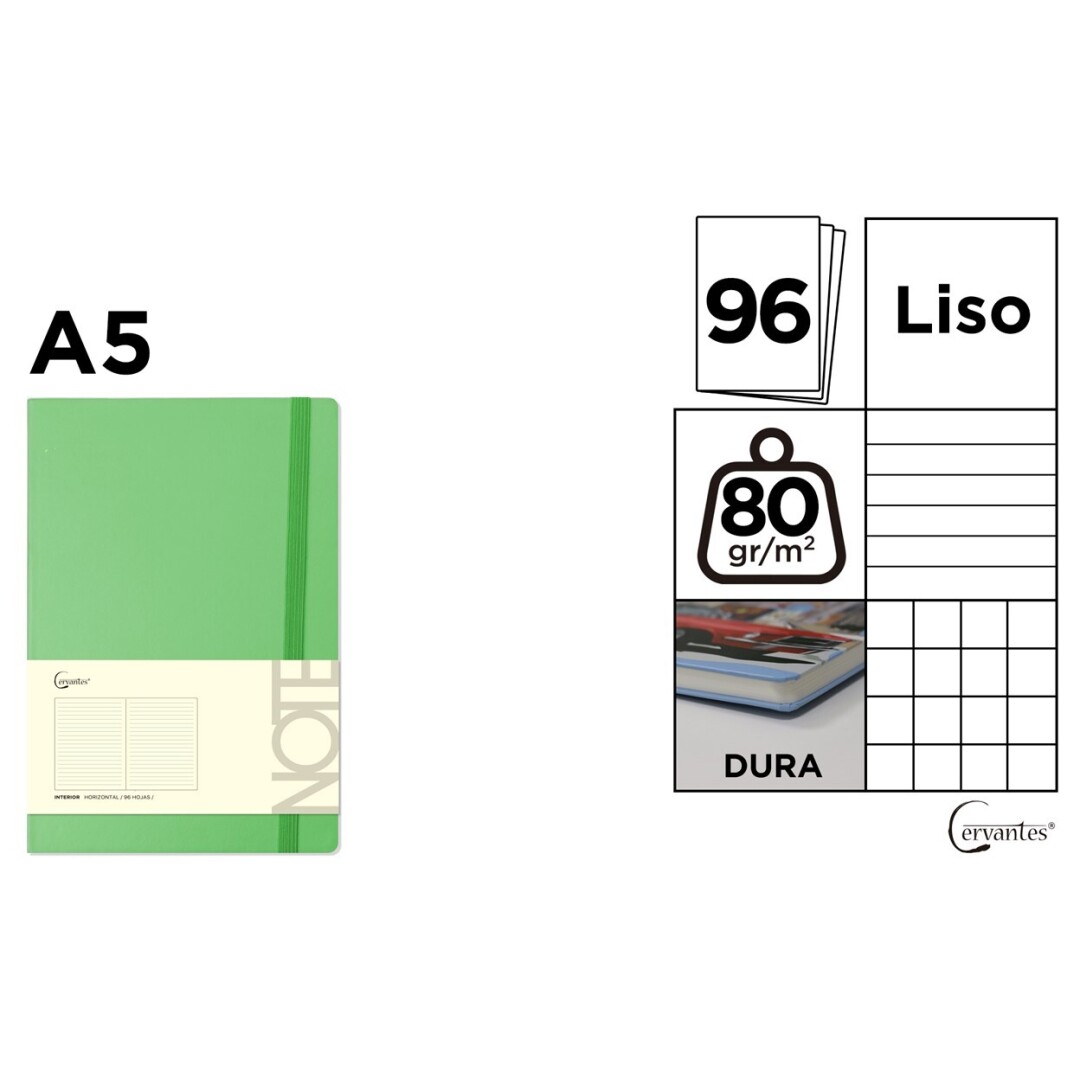IPB A5 Cervantes CU Elastic 96F Verde Jad AR/DR/VE PB692