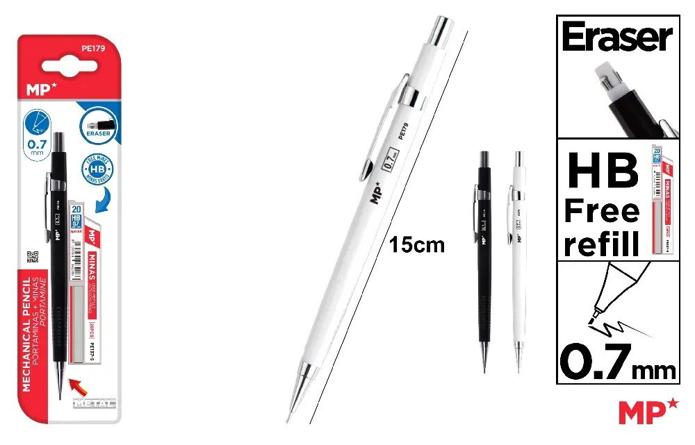CREION MECANIC IPB 0.7MM ALB-NEGRU PE179