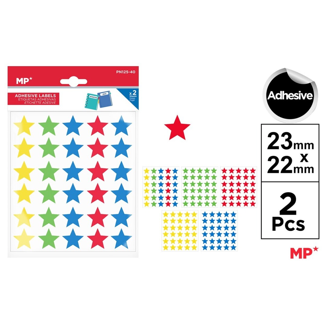 STICKER IPB 23*22MM 2 COLI/SET STELUTE PN125-40