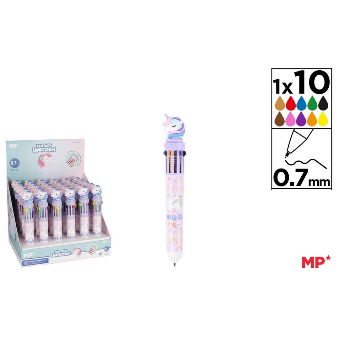 Pix cu 10 culori Fantasy Unicorn