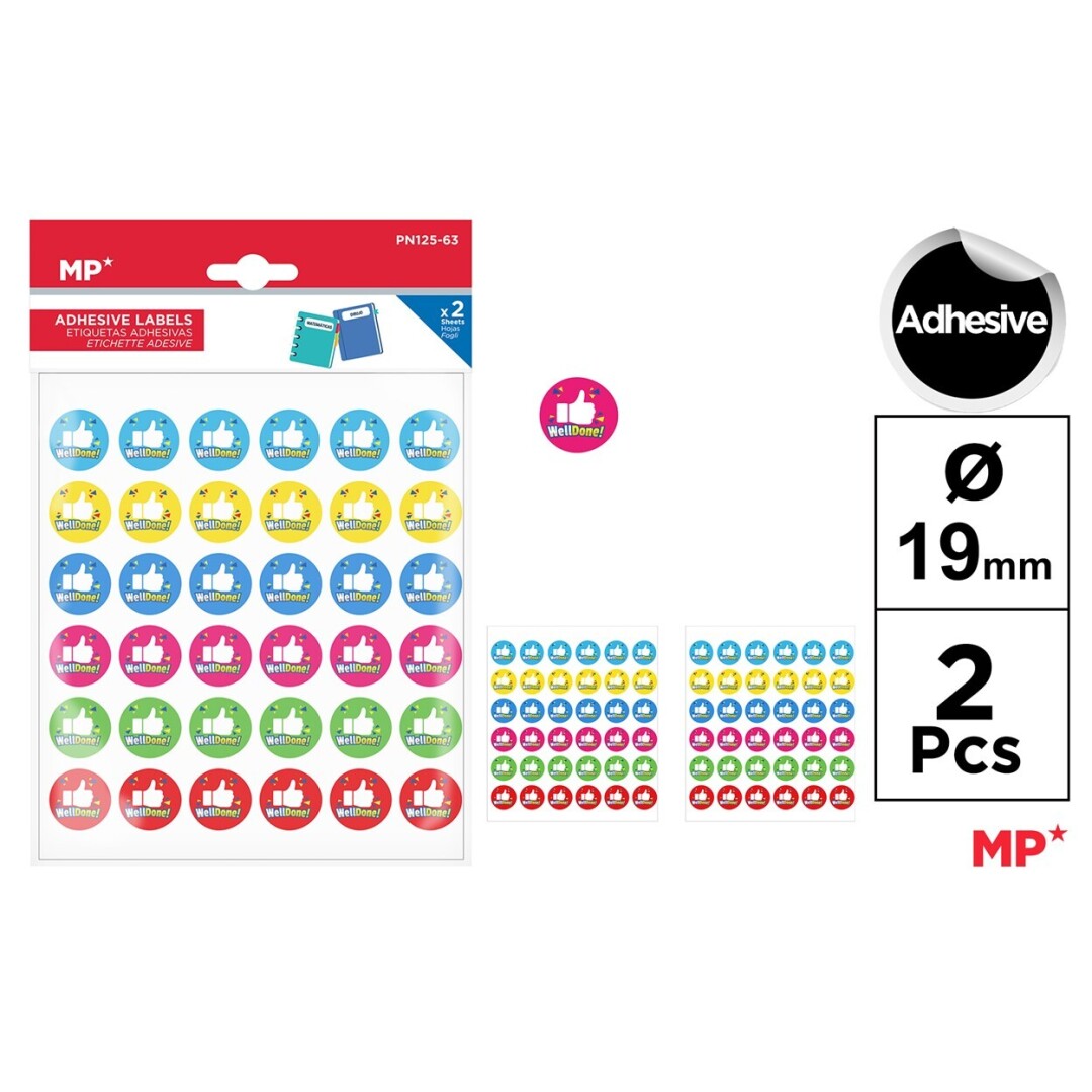 STICKER IPB 19MM 2 COLI/SET SEMN LIKE PN125-63
