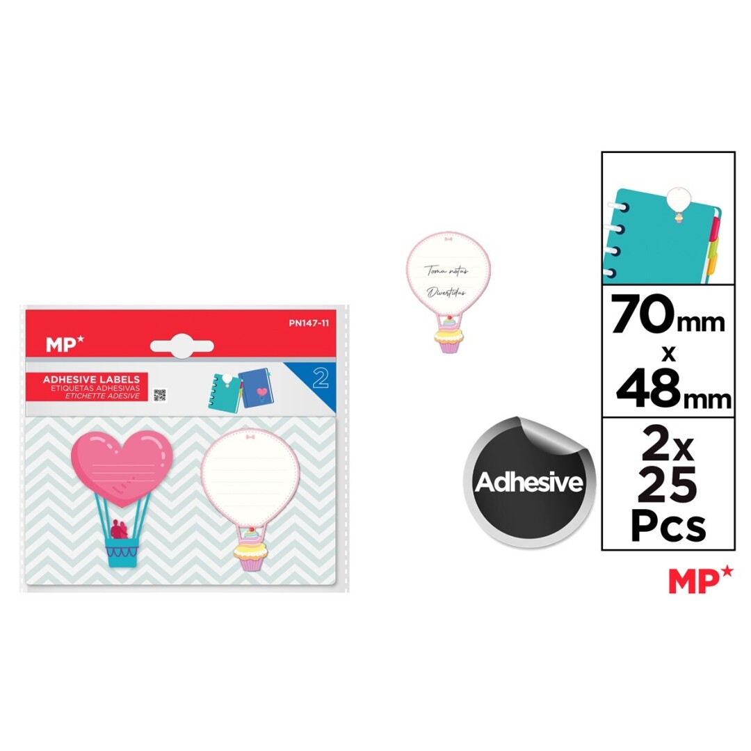 POST-IT TIP ETICHETE IPB 70*48MM 2*25BUC/SET PN147-11