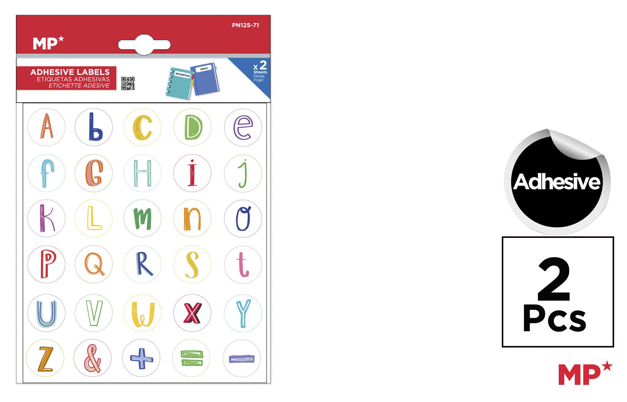 STICKER IPB 2 VOLO/SET LITERE SI SEMNE PN125-71
