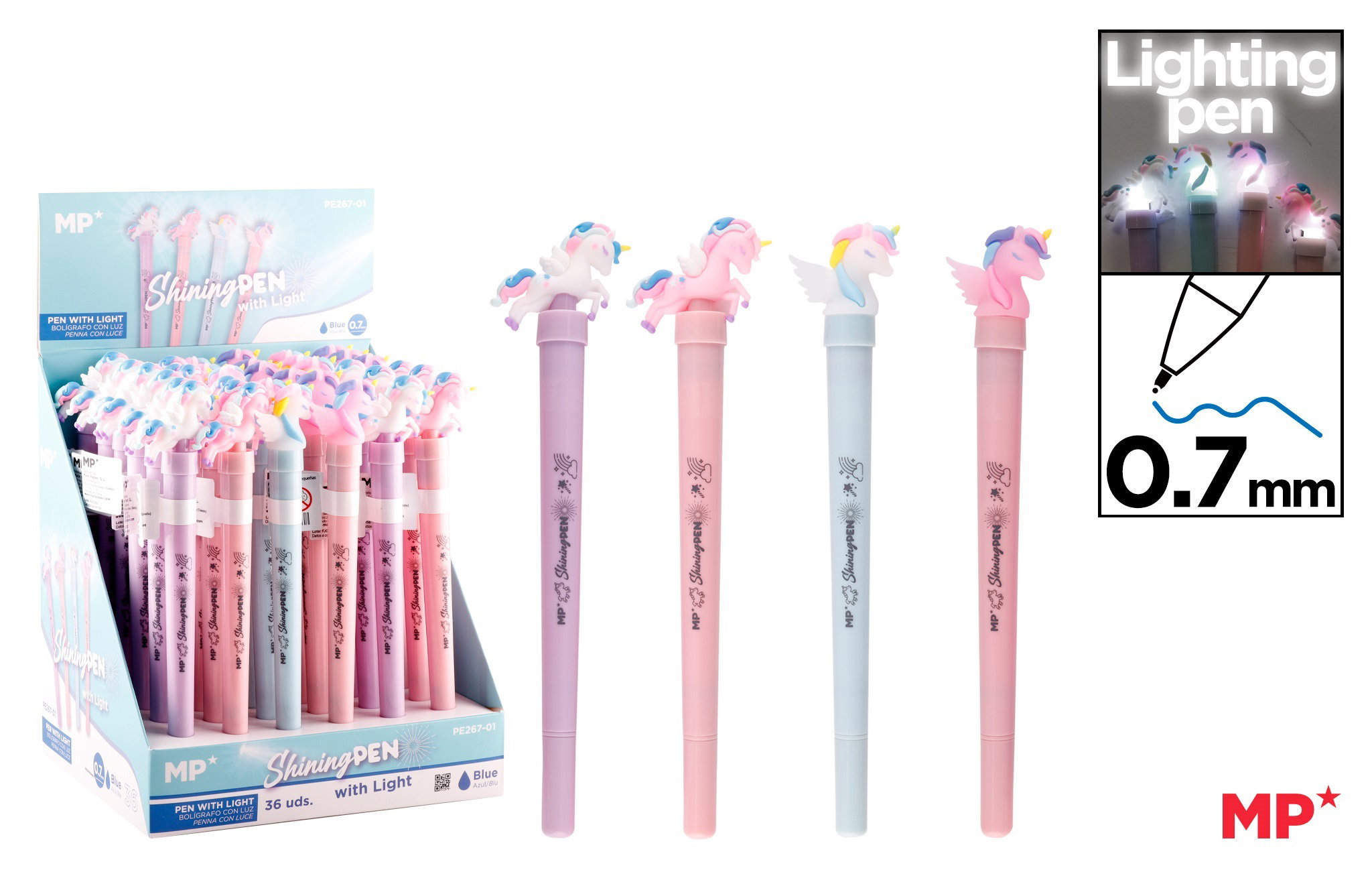 PIX IPB CU LED FANTASY UNICORN PE267-01