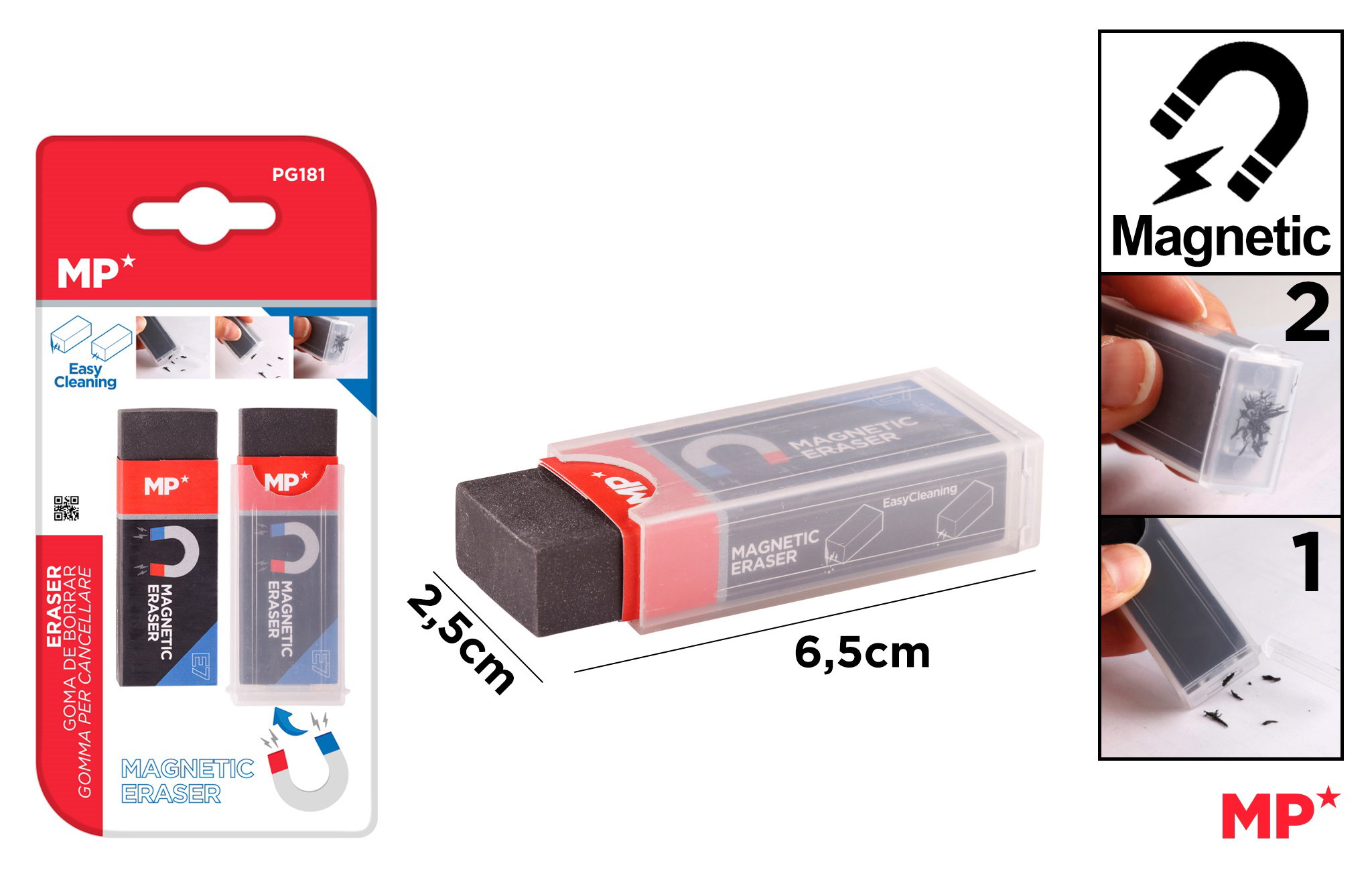 RADIERA IPB 2/SET NEAGRA CU RIDICARE MAGNETICA PG181