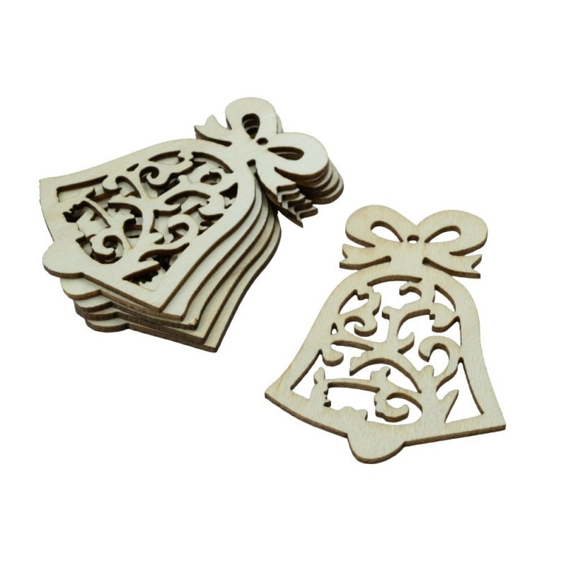 ACCESORII CREATIE LEMN CLOPOTEL CU FUNDITA A2552