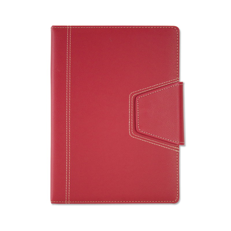 Agenda datata lux Ilaria cu clapa rosu 15x21cm 2026 371R
