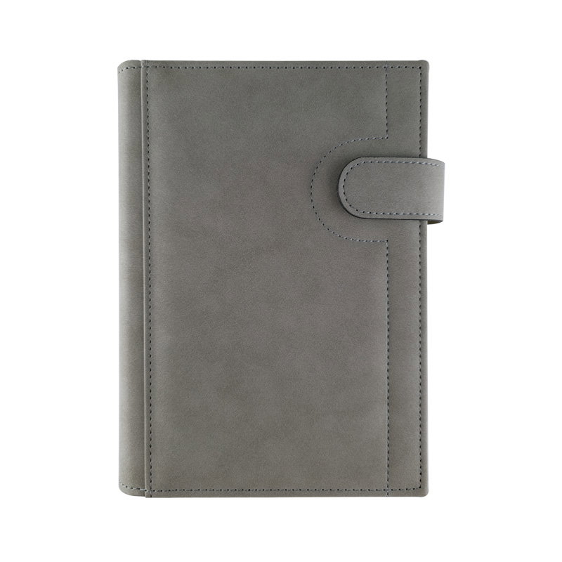 AGENDA DATATA ZILNIC NISA CU CLAPA LUX GRI 15*21 CM 2026 CAG2289GR