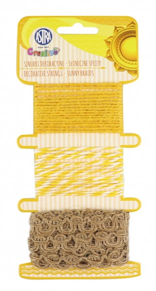 AS SNUR DECORATIV COLOR 3/SET*2M SUNNY BRAIDS 335121003