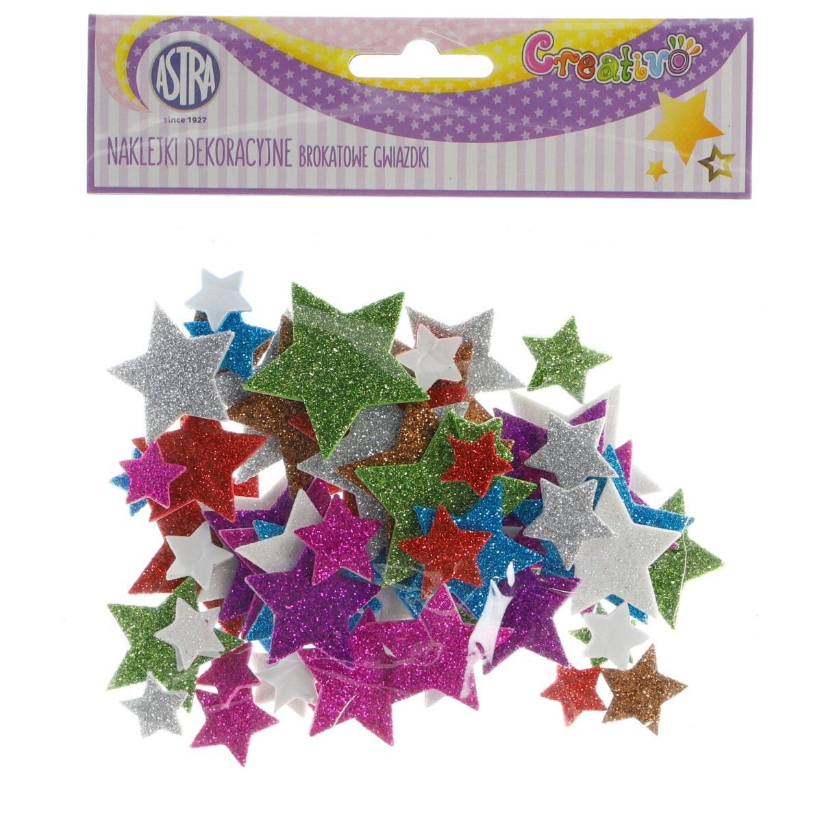 STELUTE ADEZIVE SPUMA MIX GLITTER 70/SET ASTRA CREATIVO 335117010