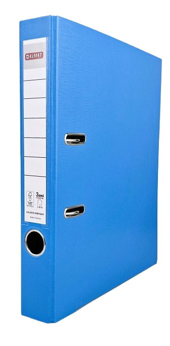 BIBLIORAFT PLASTIFIAT IPB 5 CM ALBASTRU DESCHIS 20204526J