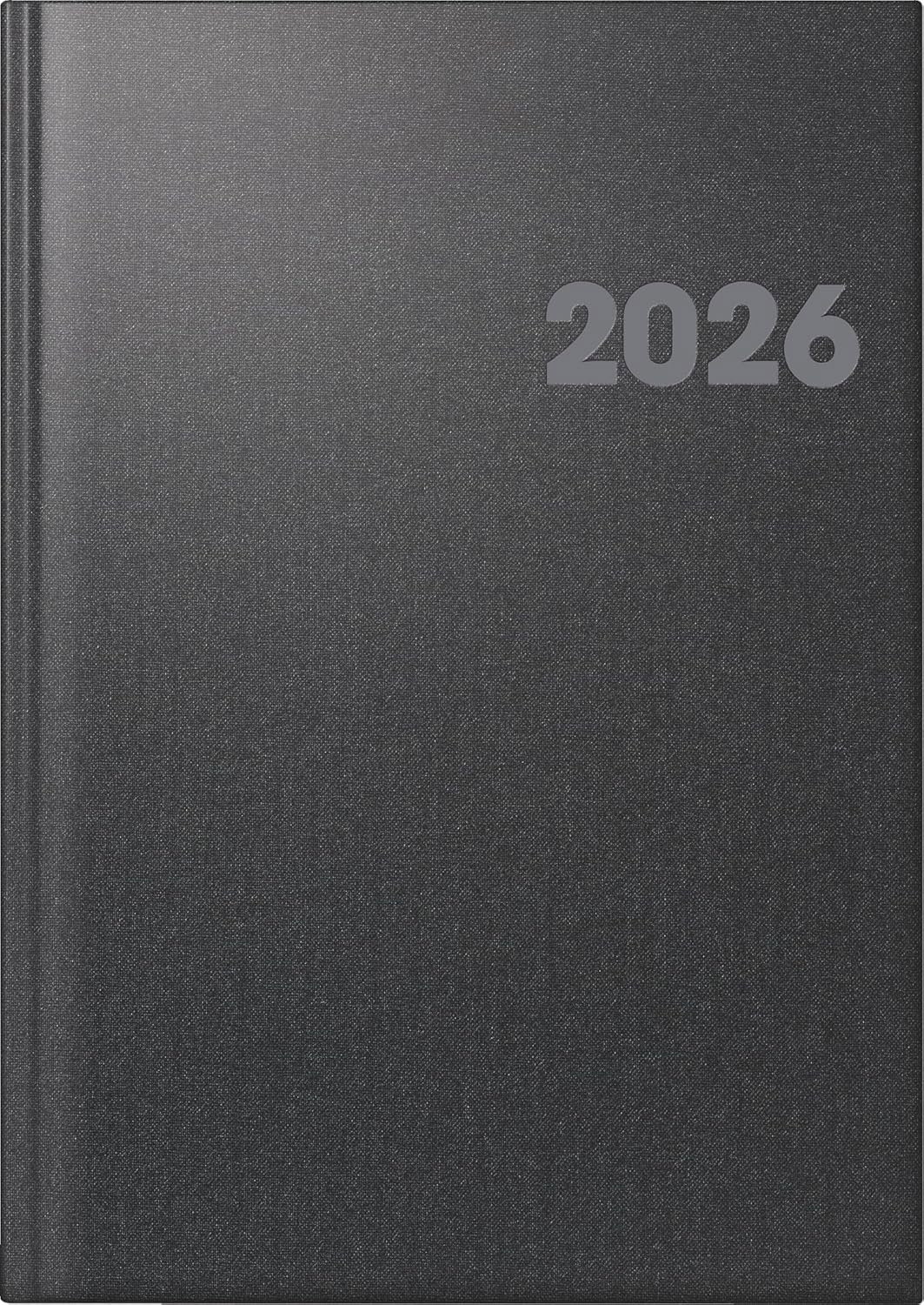 AGENDA DATATA SAPTAMANAL BRUNNEN A4 2026 NEGRU METALIC 76361906