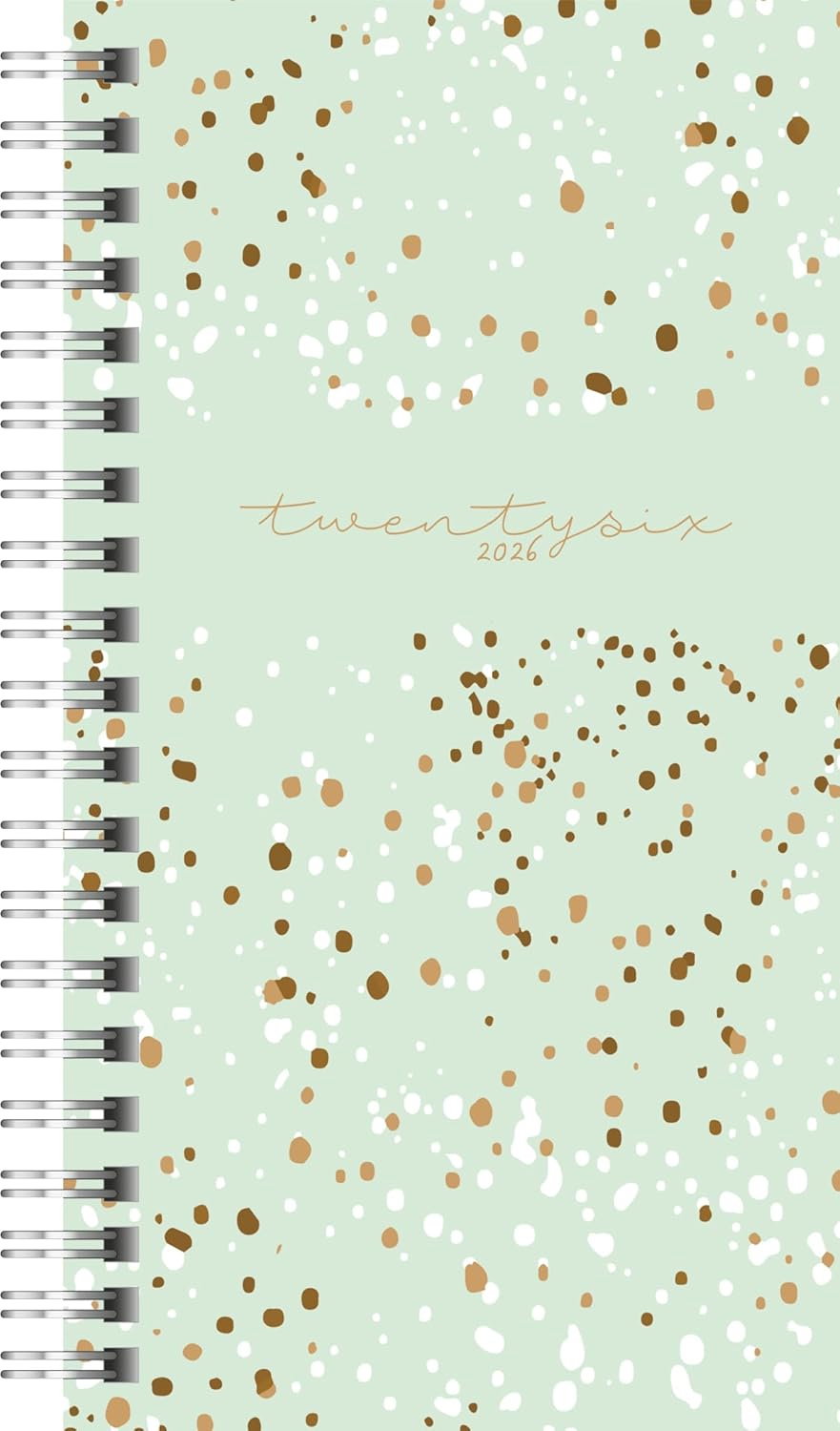 AGENDA DATATA SAPTAMANAL TIMING 2 A6 2026 PP SPIRA CONFETTI 14104016