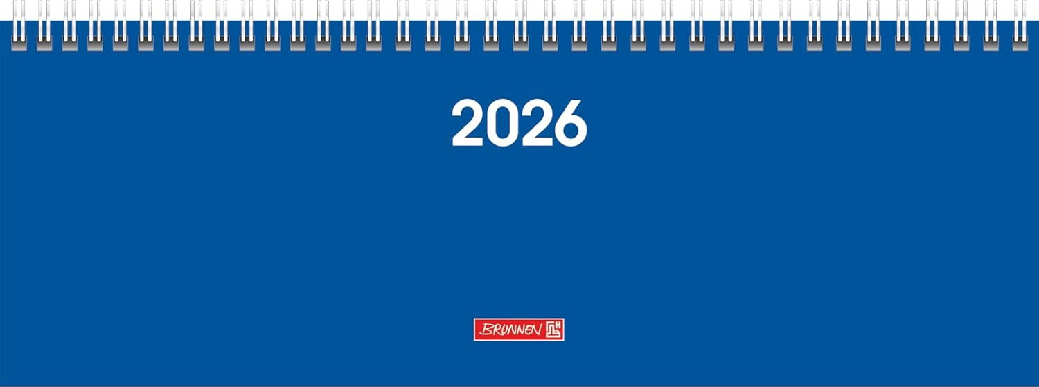 PLANNER BRUNNEN SAPTAMANAL 2026 11*30CM SPIRA ALBASTRU 77261036