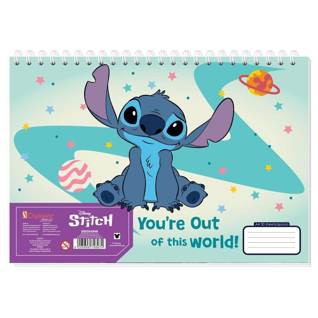 BLOC DESEN A4 30 FILE SPIRA LILO&STITCH 564998