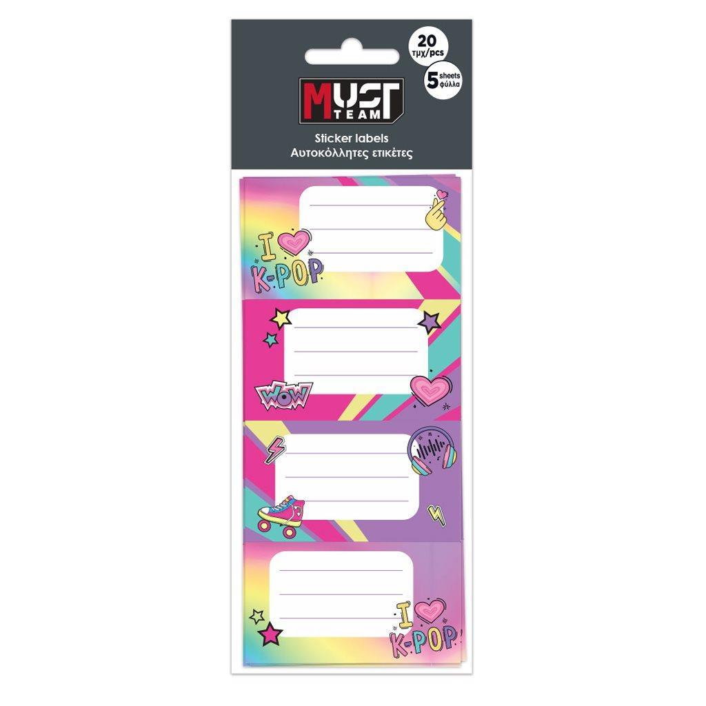 DIA ETICHETE SCOLARE AUTOADEZIVE 20/SET K-POP 586910