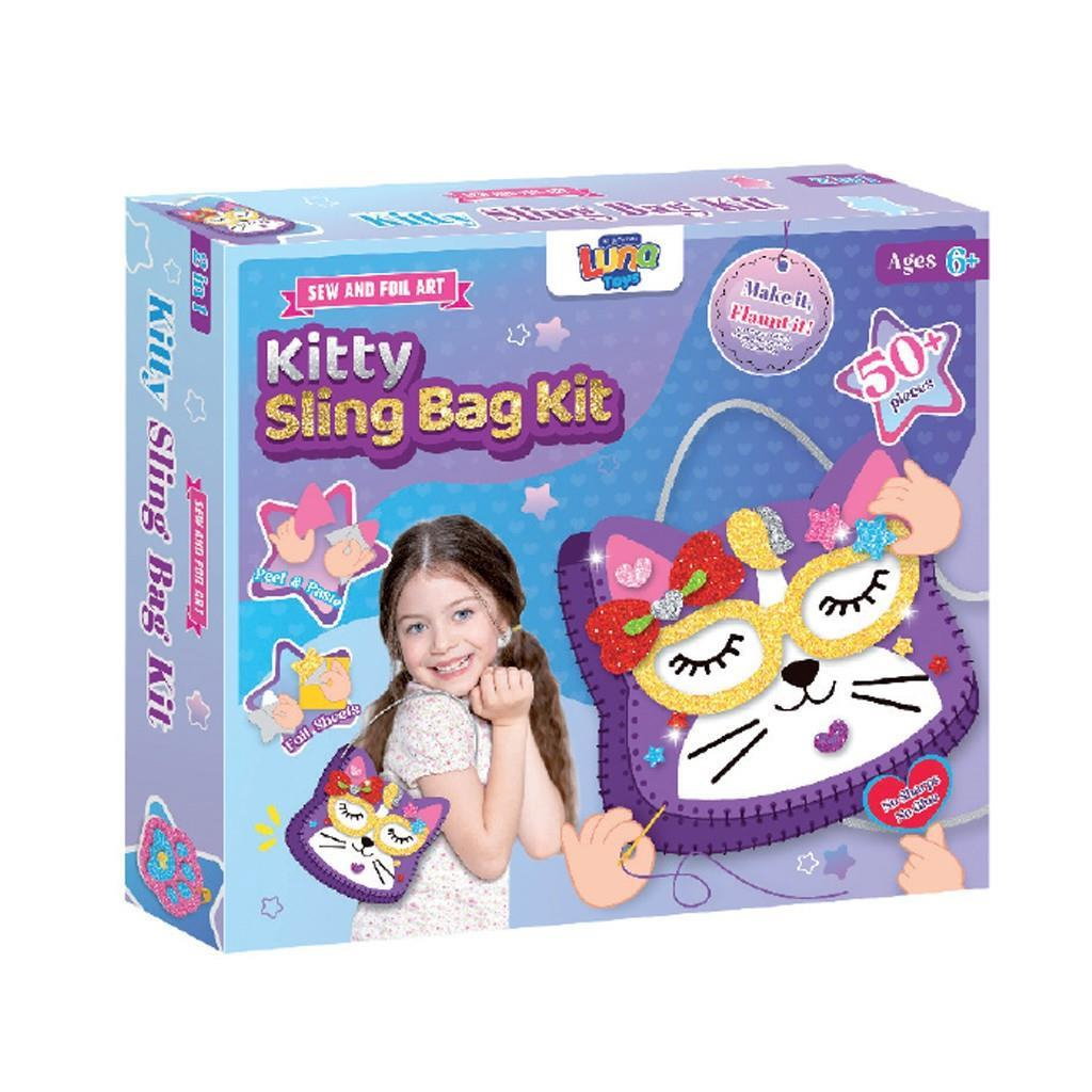 KIT CREATIV PENTRU CUSUT GENTUTA PISICA 22*4*19.9CM LUNA 623184