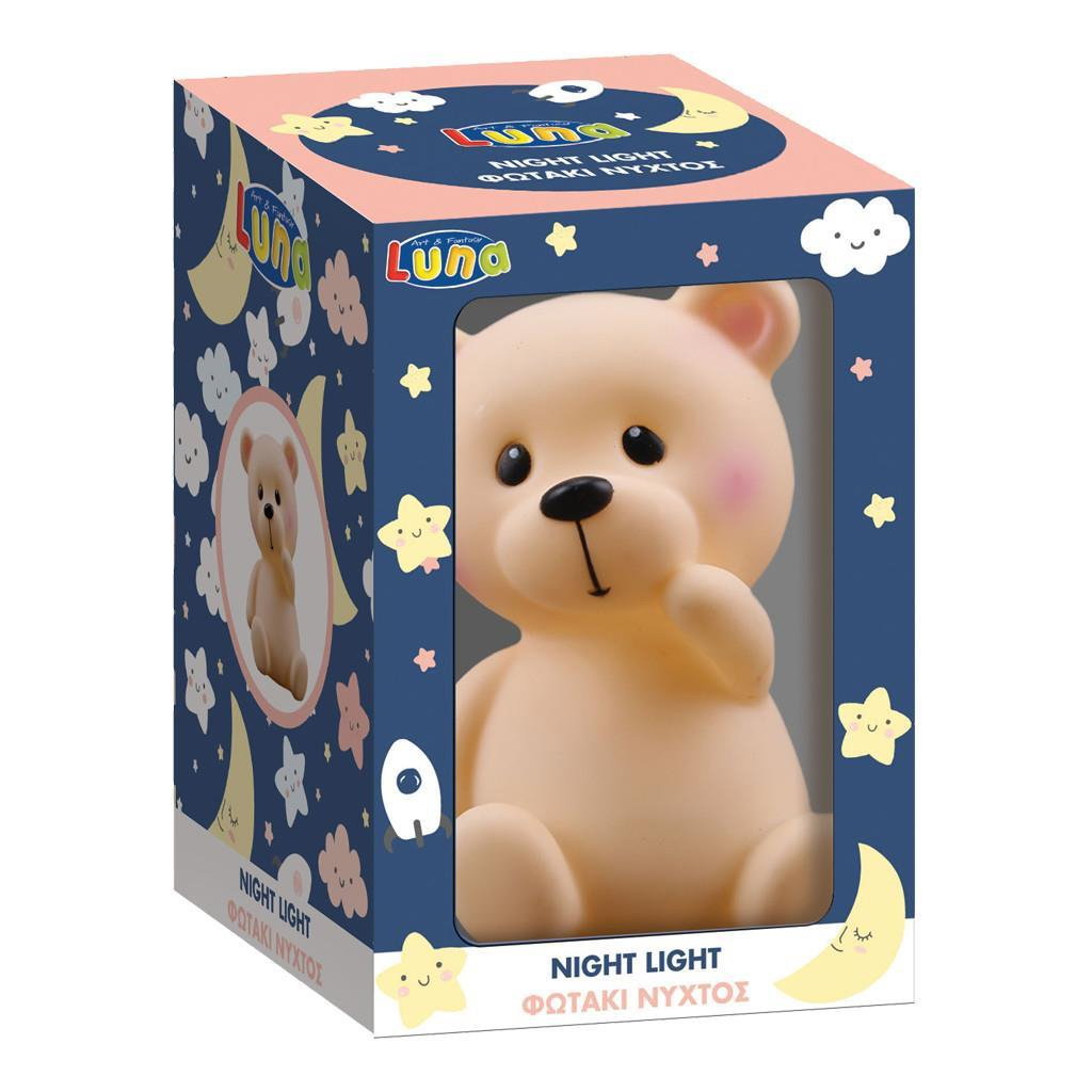 LAMPA DE VEGHE PENTRU COPII LUNA 9.2x8.9x12CM URSULET 622195