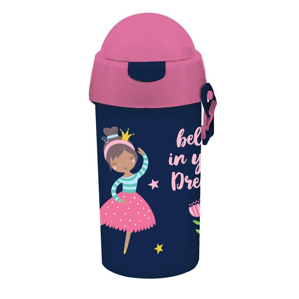 DIA STICLA APA PP MUST TEAM 500ML CU PAI 9*19CM FETE DIVERSE MODELE 586438