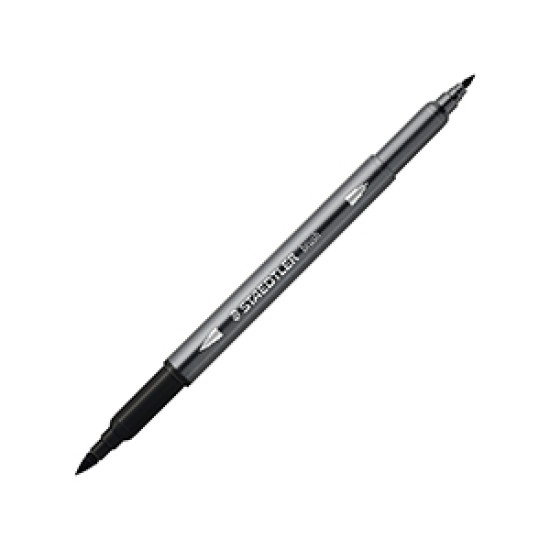 GRI CARIOCA STAEDTLER TIP PENSULA AQUARELL 2 CAPETE NEGRU  3001-9
