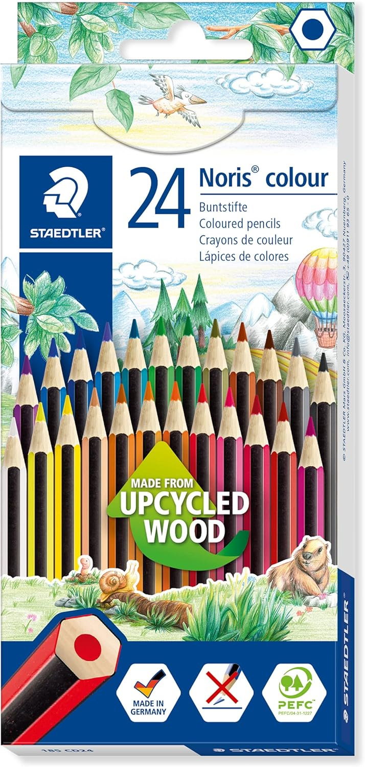 GRI CREIOANE COLORATE  STAEDTLER WOPEX NORIS 24/SET ST-185-CD24