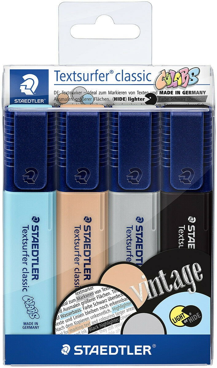 TEXTMARKER STAEDTLER 364CWP4 4/SET VINTAGE