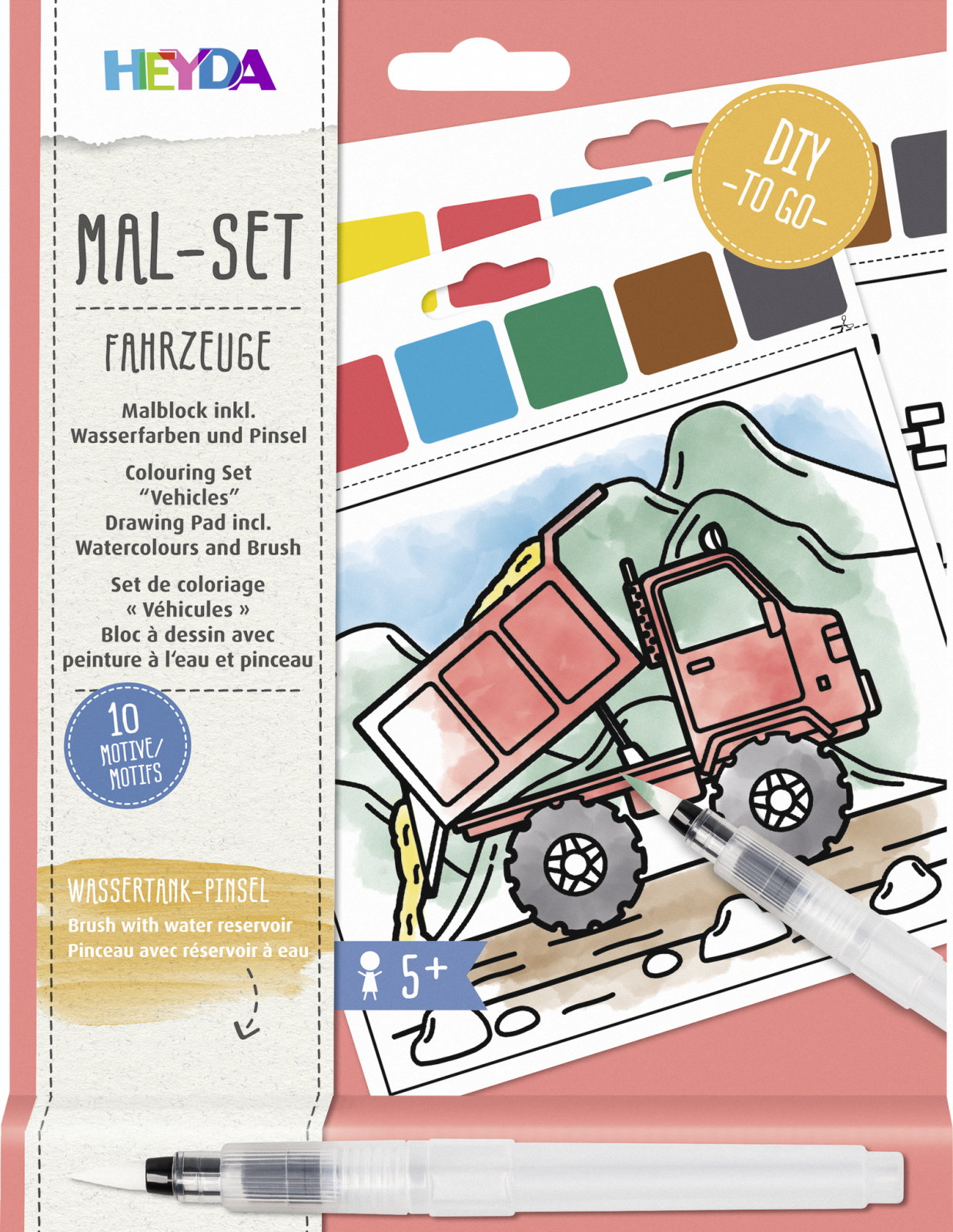 KP SET DE COLORAT 15*18CM VEHICULE 4870764