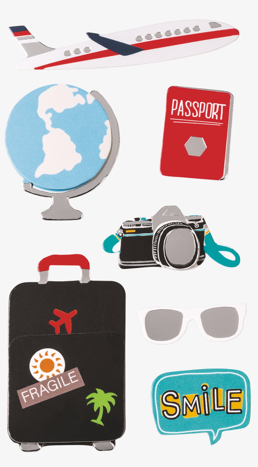 KP STICKER DECOR 7.5*16.5CM CALATORIE 7 PCS 3780658