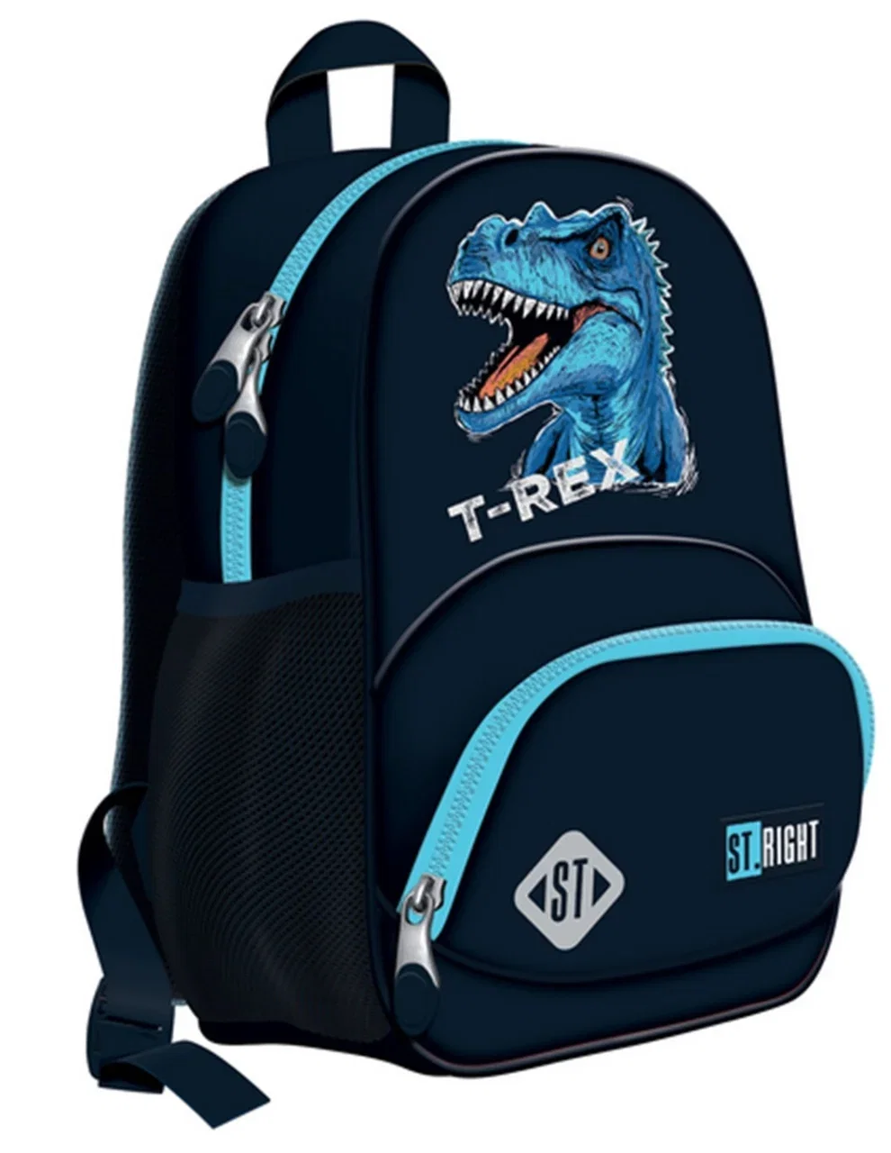 Majewski Ghiozdan Grădiniță ST.RIGHT BP-70 Blue T-Rex