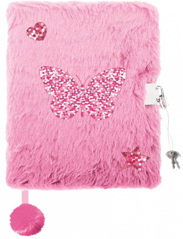 MA JURNAL CU LACAT A5 MY LITTLE FRIEND SHINY BUTTERFLY PUF 96 FILE 669538