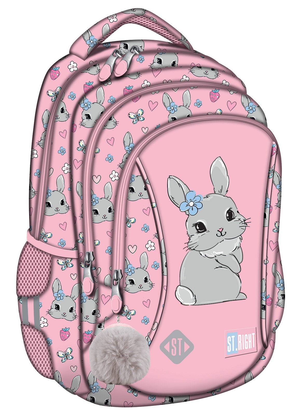 MA RUCSAC SCOLAR ST.RIGHT 3 COMPARTIMENTE BP-26 CUTE RABBIT 683022