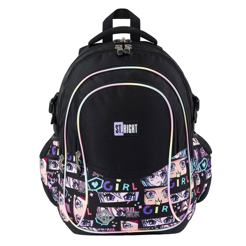 Majewski ST.RIGHT BP-01 School Backpack 4 Compartments Anime