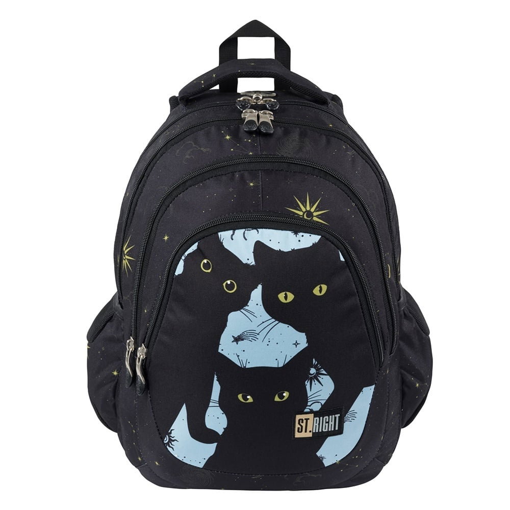 MA RUCSAC SCOLAR ST.RIGHT 4 COMPARTIMENTE BP-06 NIGHT-CATS  680311