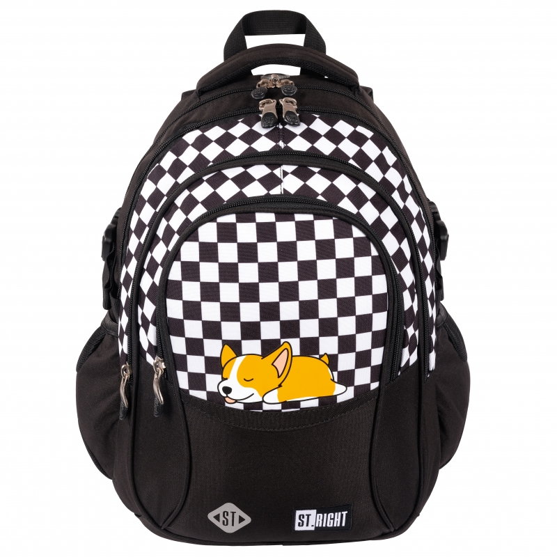 MA RUCSAC SCOLAR ST.RIGHT 4 COMPARTIMENTE BP-01 SLEEPY CORGI 664359