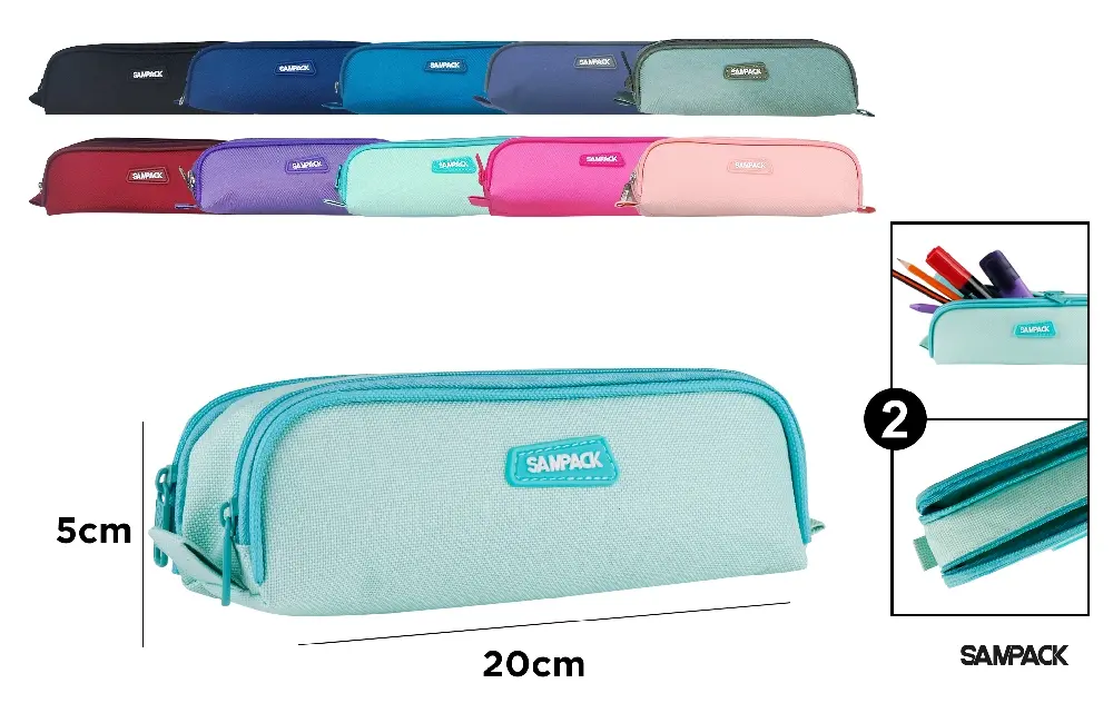 NECESSAIRE IPB 20*5CM 2 COMPARTIMENTE SA005