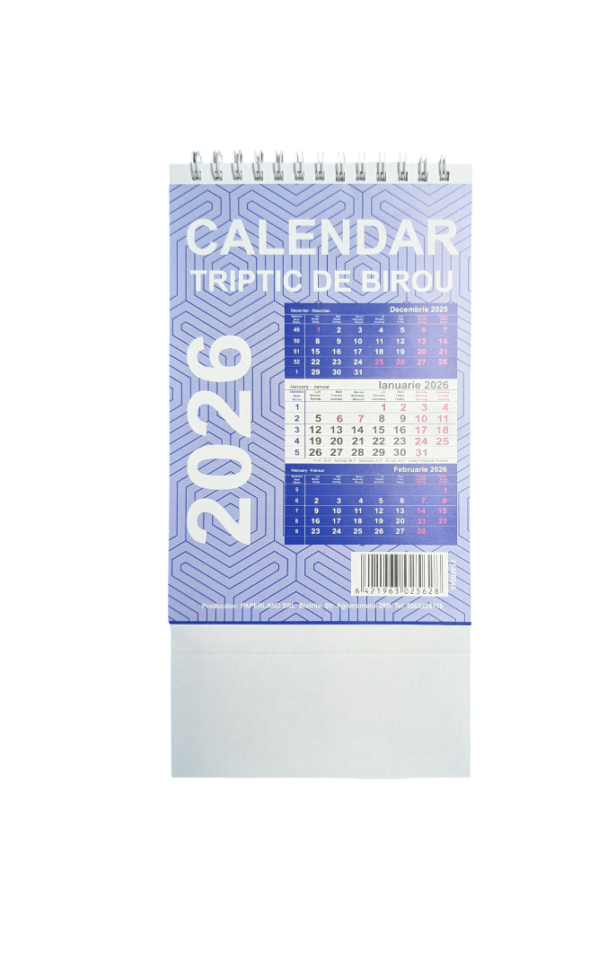 CALENDAR TRIPTIC BIROU 2026 21400029/21400040