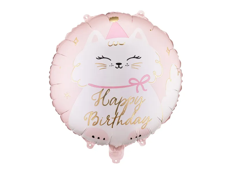 BALON FOLIE ALUMINIU Disc Kitty, 35x35cm, mix FB361