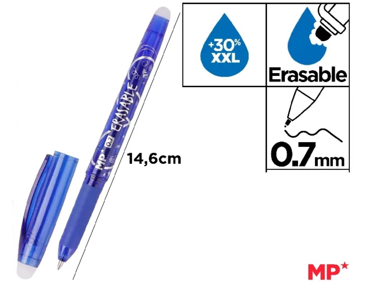 PIX CU RADIERA IPB 0.7MM ALBASTRU PE217A-S