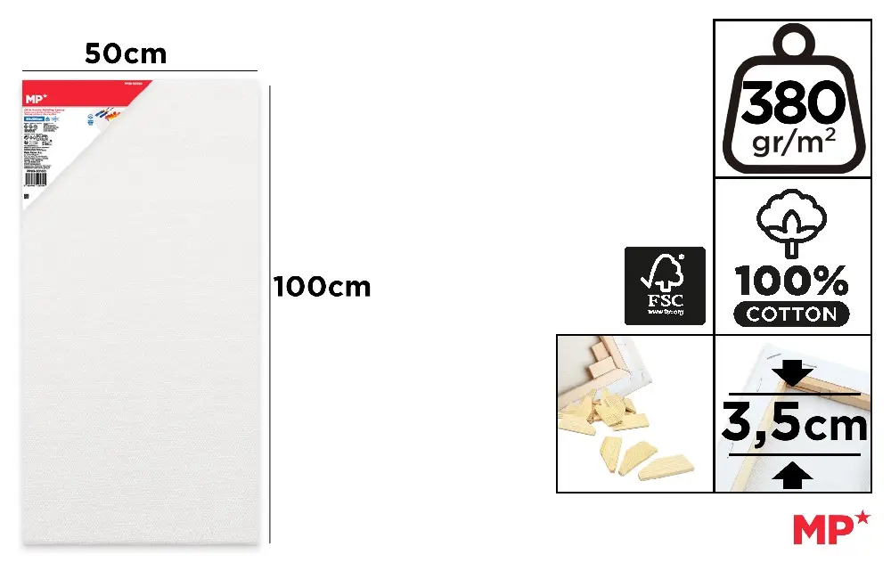 RAMA CU PANZA IPB 50*100CM 380GR PP99-50100