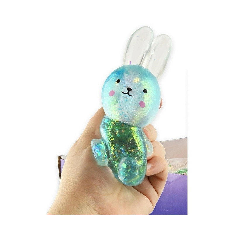 ROB FIGURINA SQUISHY SUGAR 10CM IEPURAS GLITTER 54199