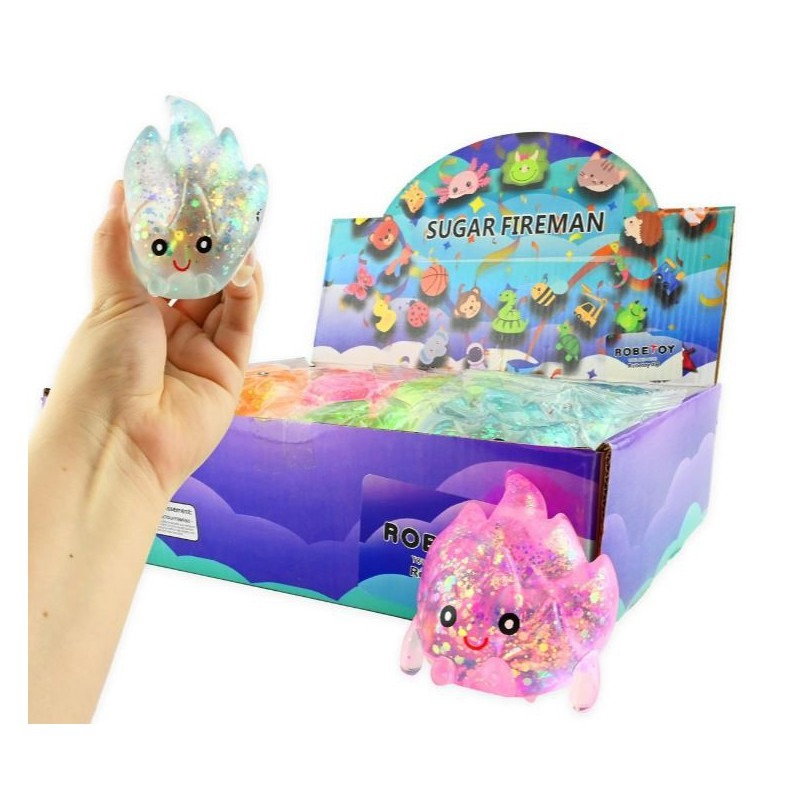 ROB FIGURINA SQUISHY SUGAR 8CM FLACARA GLITTER 54201