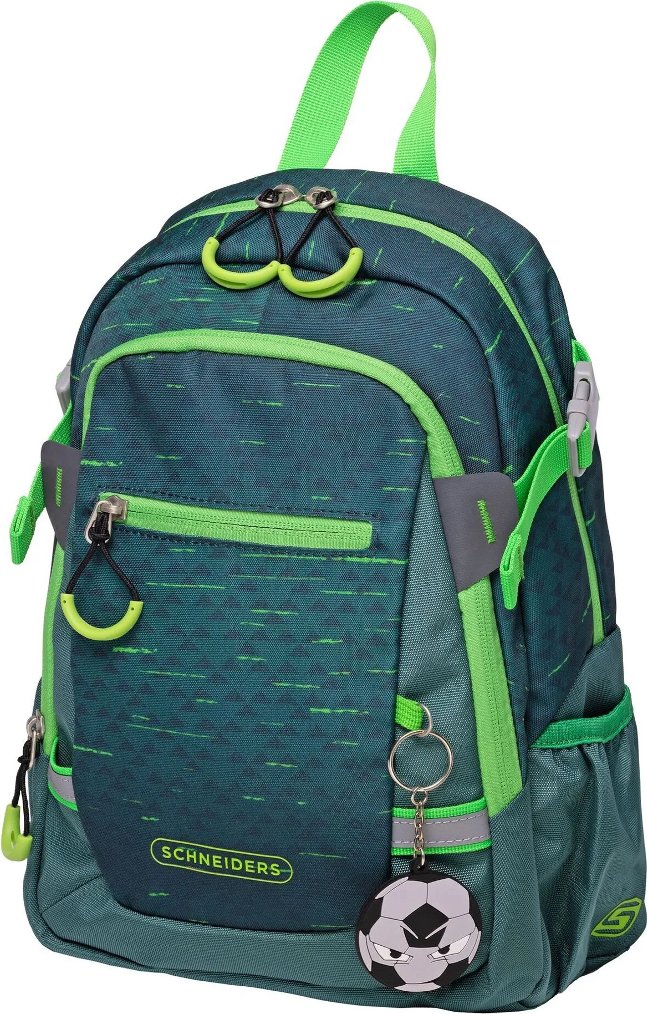 Schneiders Kids Soccer Star Green Backpack