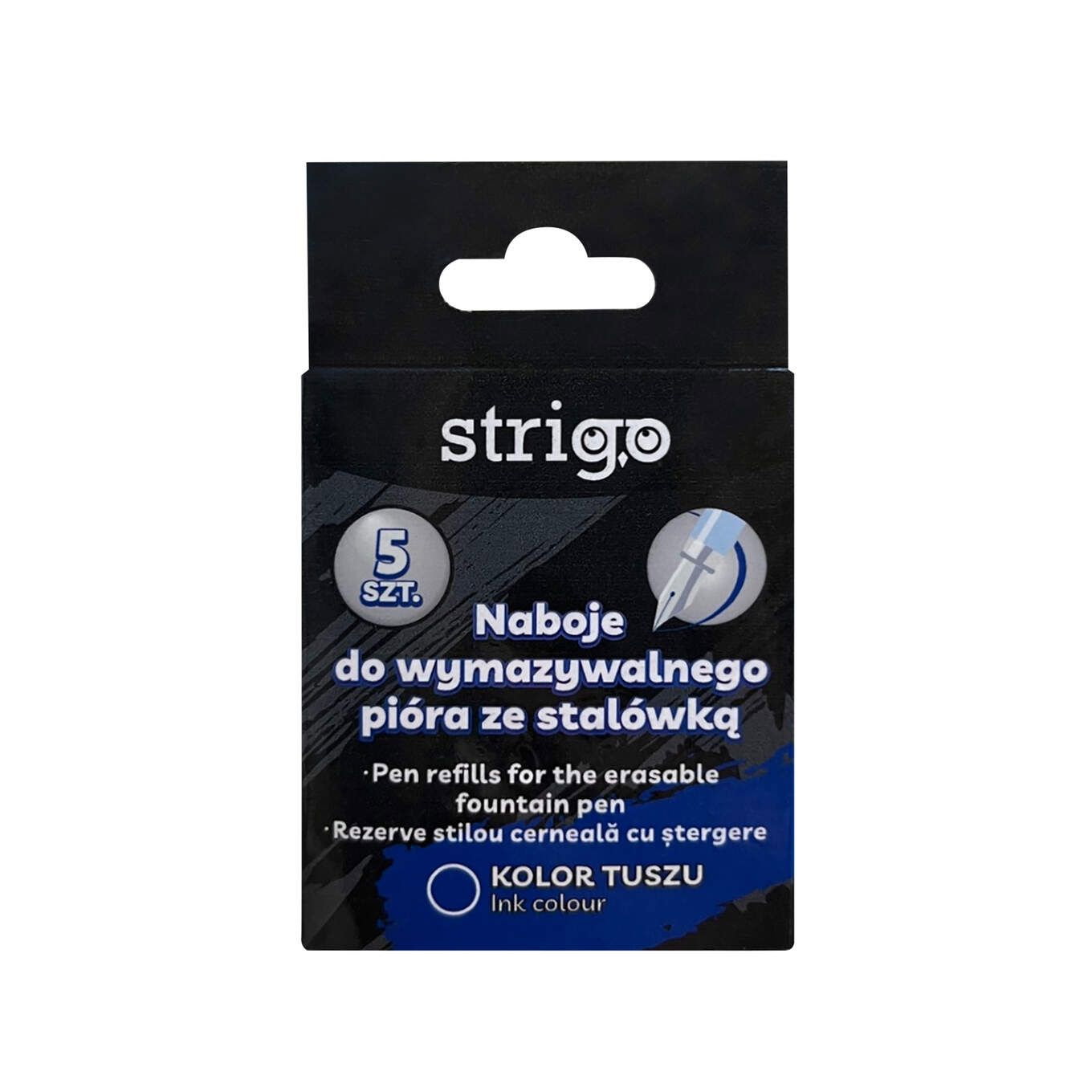 SCR PATROANE CERNEALA ALBASTRA CU STERGERE STRIGO  5/SET SD-017931