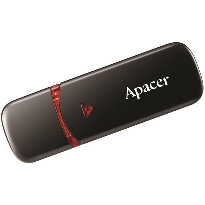 Apacer AH333 64GB USB 2.0 Flash Drive Black