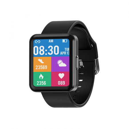 Smartwatch iSEN Watch Q333, Silver, IPS 1.7", Puls, Presiune sanguina, Saturatie oxigen, Monitorizare somn, Bt v5.0, IP67, 180mAh [1]