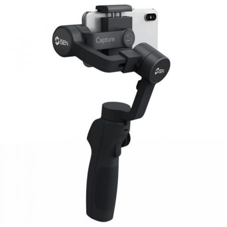 Gadgets - Stabilizator gimbal pe 3 axe iSEN Capture 2S, Auto face tracking, Control zoom, Time lapse, 4000mAh
