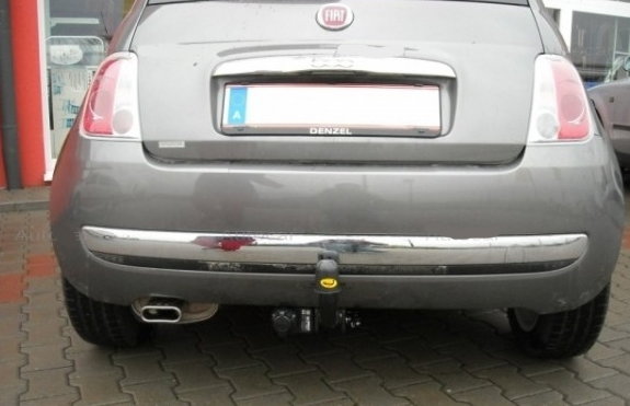 Fiat 500 2007 - 2017 carlig de remorcare demontabil automat cu maneta marca Autohak [4]