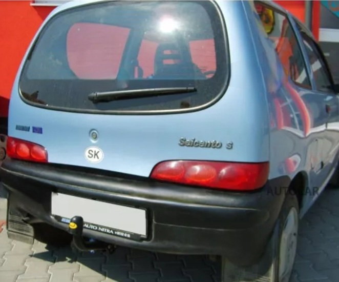 Fiat Seicento 3 usi fabricat intre 04.1998 - 2003 carlig de remorcare [2]