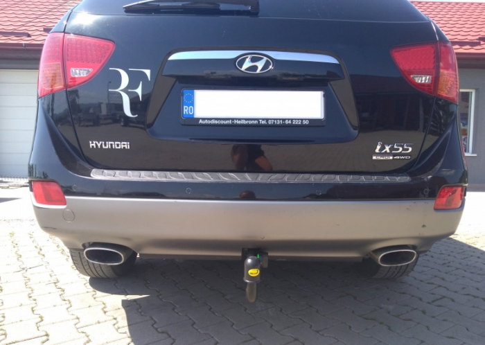 Hyundai IX55 dupa 2009 carlig de remorcare demontabil automat vertical marca GDW [5]