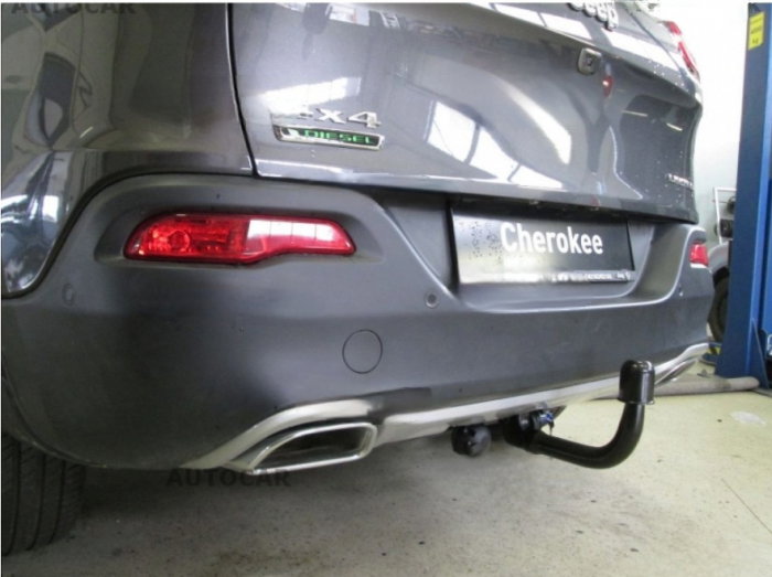 Jeep Cherokee KL dupa 2014 carlig de remorcare demontabil automat vertical marca Autohak [4]